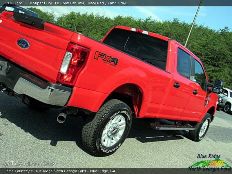 Race Red / Earth Gray 2018 Ford F250 Super Duty STX Crew Cab 4x4