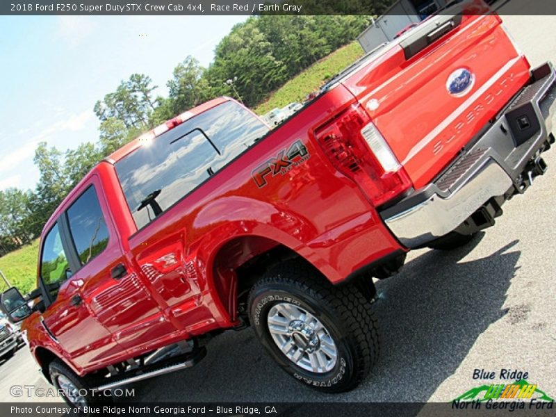Race Red / Earth Gray 2018 Ford F250 Super Duty STX Crew Cab 4x4