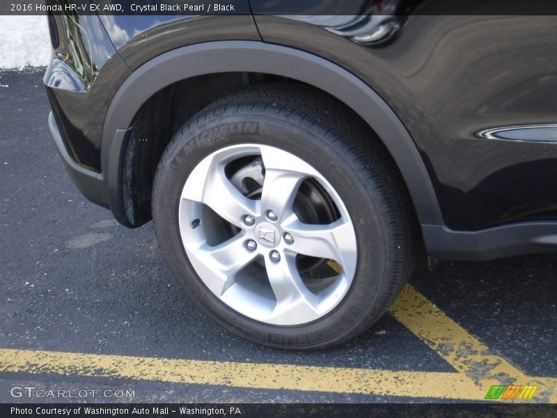Crystal Black Pearl / Black 2016 Honda HR-V EX AWD