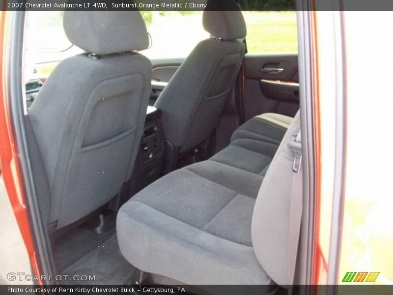 Sunburst Orange Metallic / Ebony 2007 Chevrolet Avalanche LT 4WD