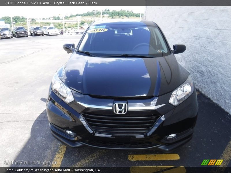 Crystal Black Pearl / Black 2016 Honda HR-V EX AWD