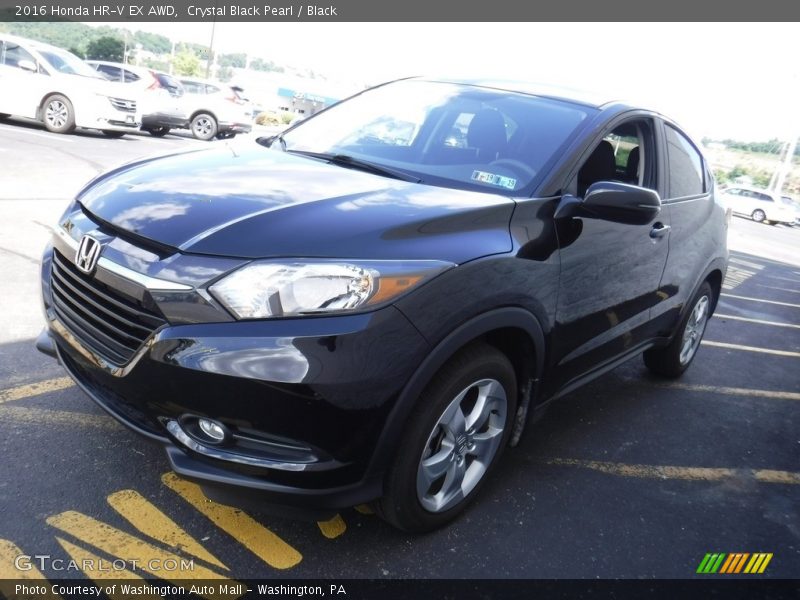 Crystal Black Pearl / Black 2016 Honda HR-V EX AWD