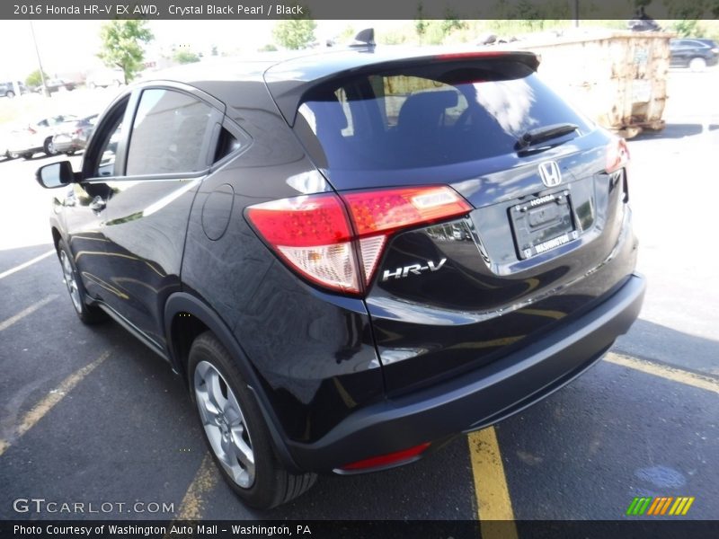 Crystal Black Pearl / Black 2016 Honda HR-V EX AWD