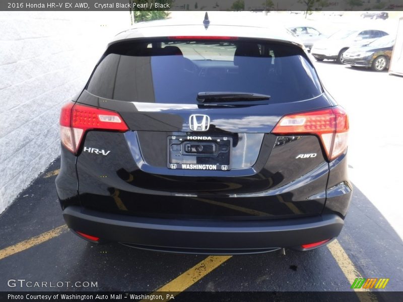 Crystal Black Pearl / Black 2016 Honda HR-V EX AWD