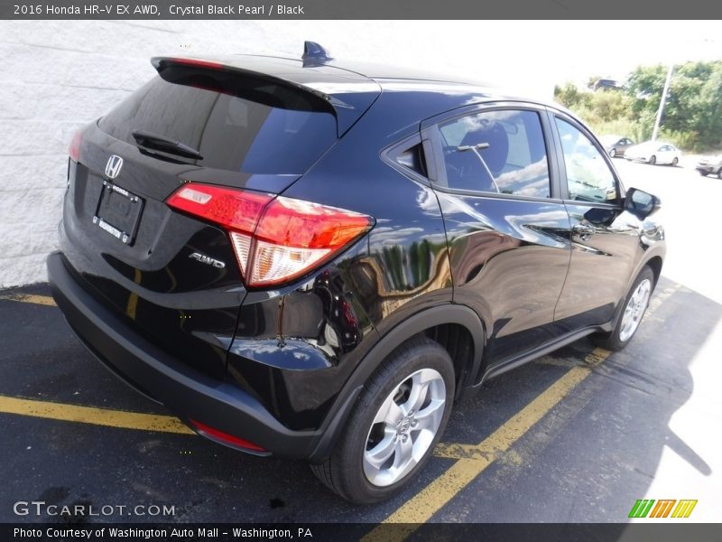 Crystal Black Pearl / Black 2016 Honda HR-V EX AWD