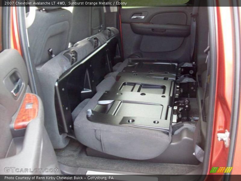Sunburst Orange Metallic / Ebony 2007 Chevrolet Avalanche LT 4WD