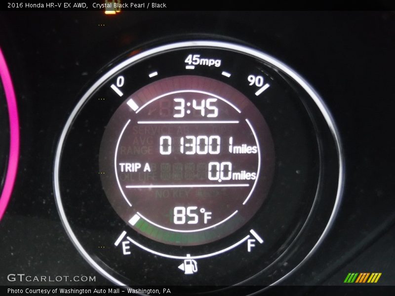 Crystal Black Pearl / Black 2016 Honda HR-V EX AWD