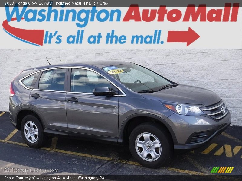 Polished Metal Metallic / Gray 2013 Honda CR-V LX AWD