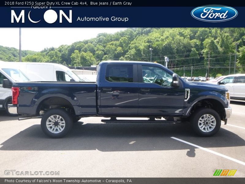 Blue Jeans / Earth Gray 2018 Ford F250 Super Duty XL Crew Cab 4x4