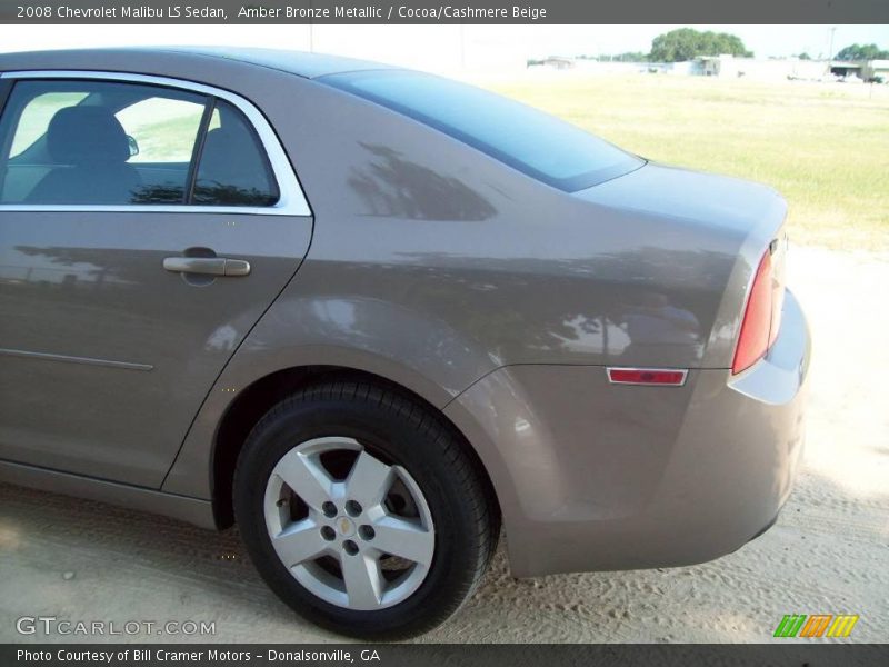 Amber Bronze Metallic / Cocoa/Cashmere Beige 2008 Chevrolet Malibu LS Sedan