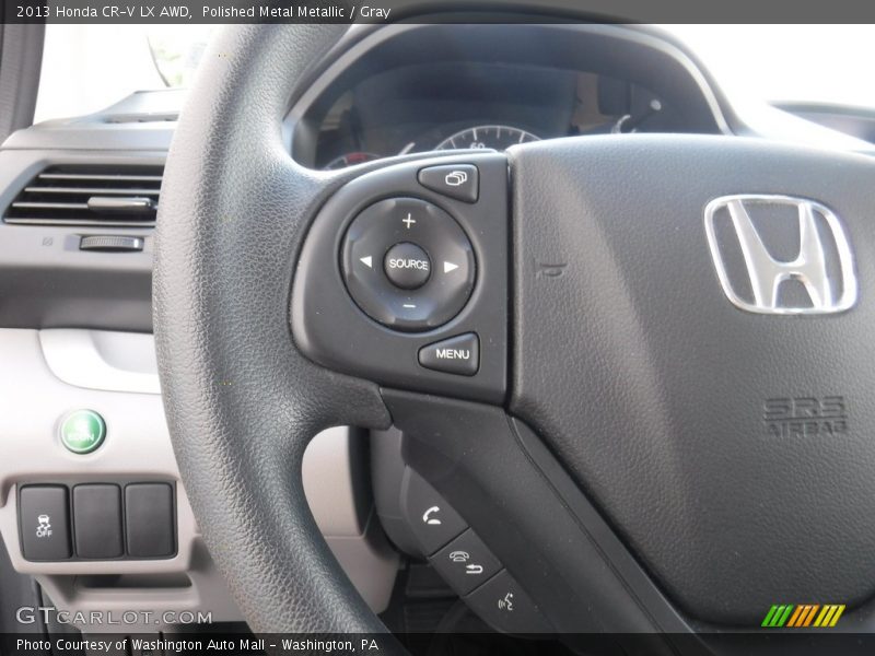 Polished Metal Metallic / Gray 2013 Honda CR-V LX AWD