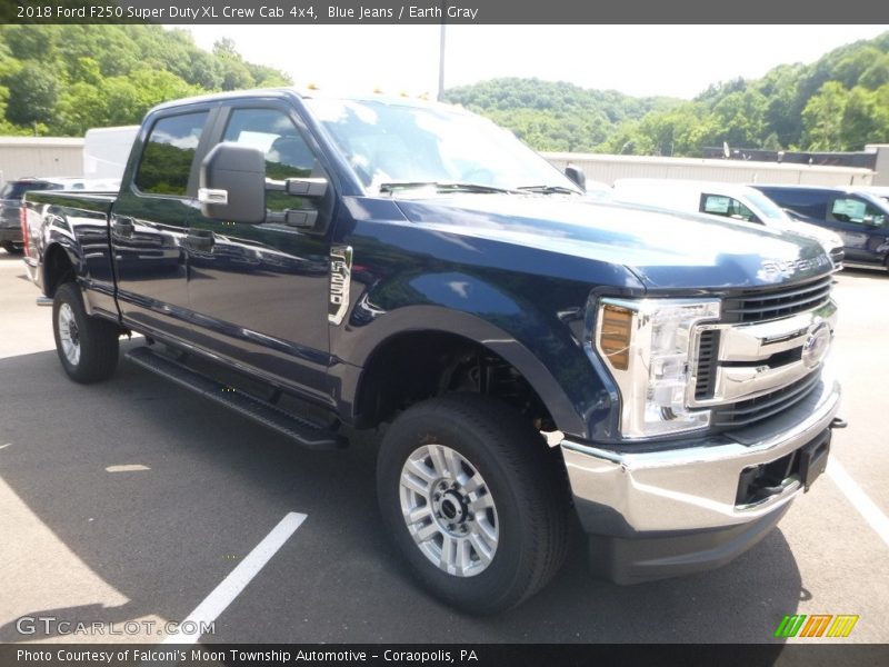 Blue Jeans / Earth Gray 2018 Ford F250 Super Duty XL Crew Cab 4x4