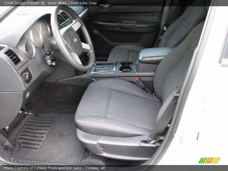 Stone White / Dark Slate Gray 2008 Dodge Charger SE