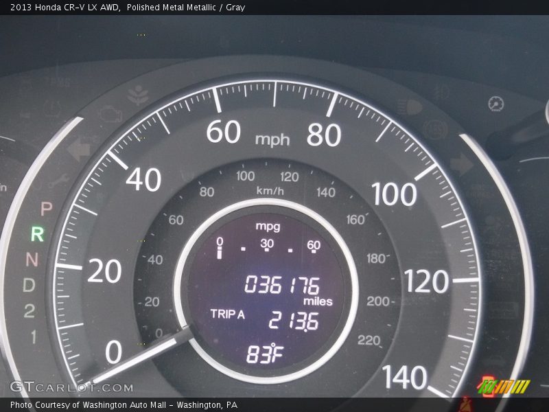 Polished Metal Metallic / Gray 2013 Honda CR-V LX AWD