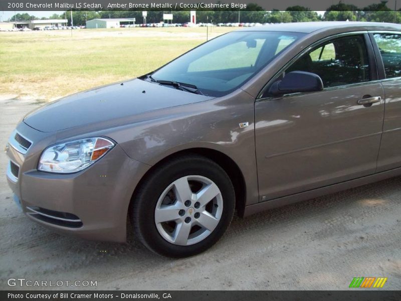 Amber Bronze Metallic / Cocoa/Cashmere Beige 2008 Chevrolet Malibu LS Sedan