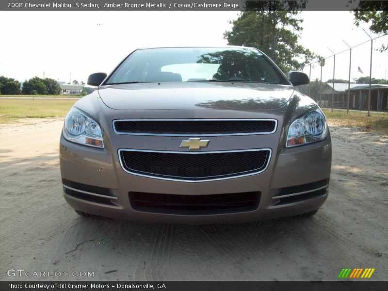 Amber Bronze Metallic / Cocoa/Cashmere Beige 2008 Chevrolet Malibu LS Sedan