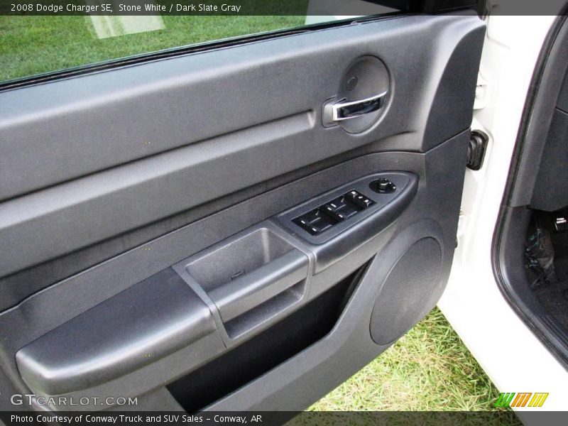 Stone White / Dark Slate Gray 2008 Dodge Charger SE
