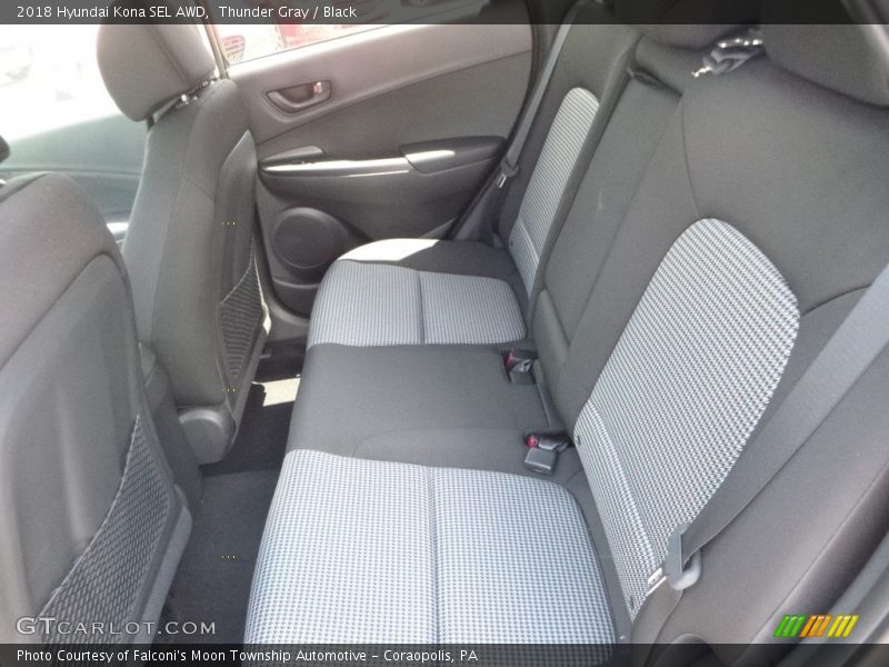 Thunder Gray / Black 2018 Hyundai Kona SEL AWD