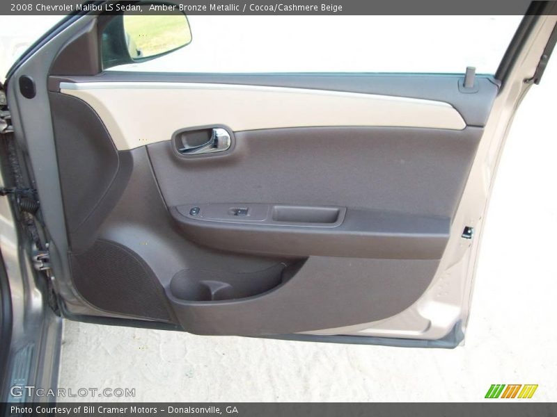 Amber Bronze Metallic / Cocoa/Cashmere Beige 2008 Chevrolet Malibu LS Sedan