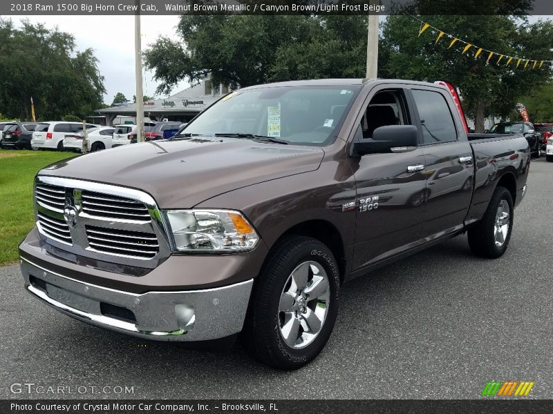 Front 3/4 View of 2018 1500 Big Horn Crew Cab