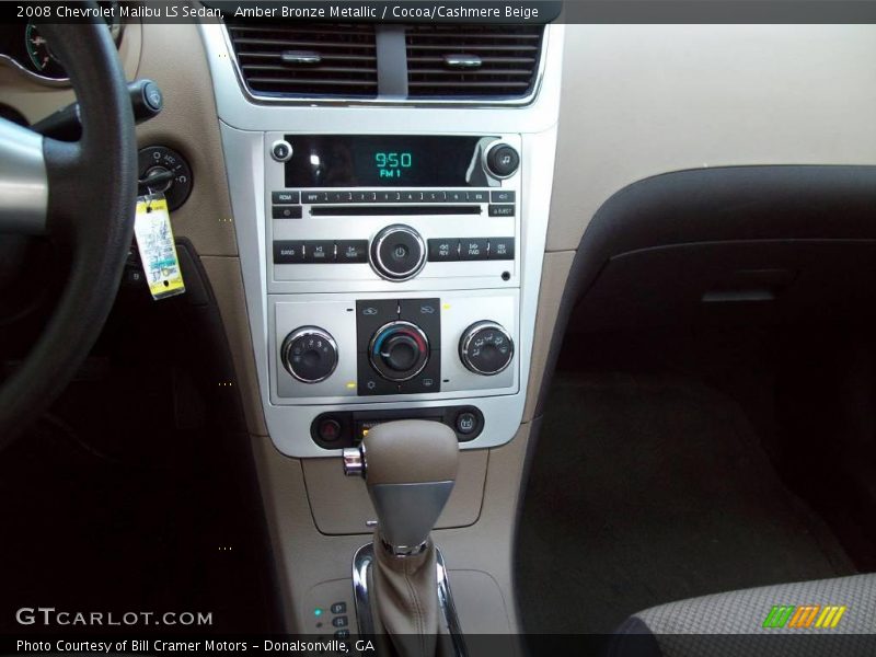 Amber Bronze Metallic / Cocoa/Cashmere Beige 2008 Chevrolet Malibu LS Sedan