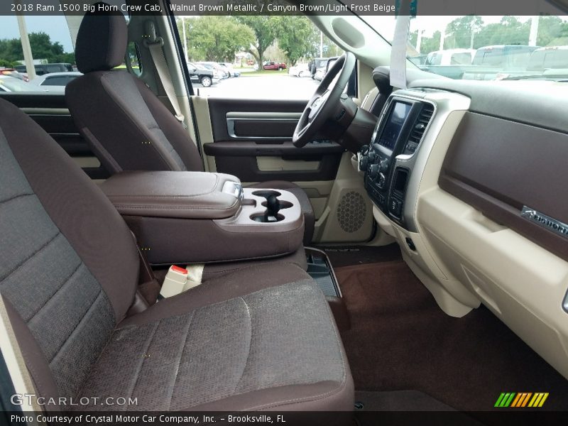 Front Seat of 2018 1500 Big Horn Crew Cab