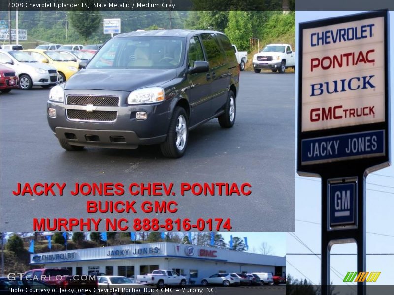 Slate Metallic / Medium Gray 2008 Chevrolet Uplander LS