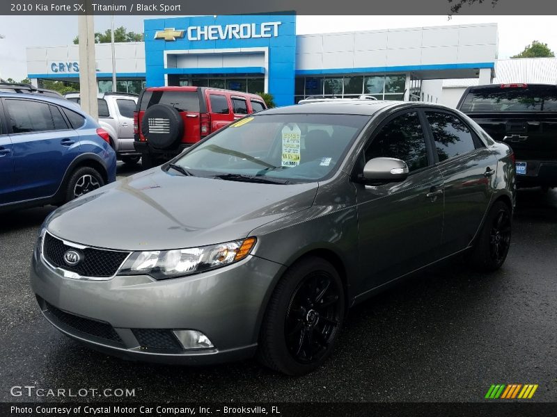 Titanium / Black Sport 2010 Kia Forte SX