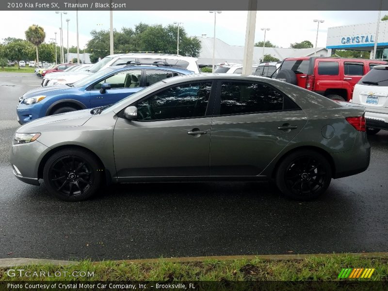 Titanium / Black Sport 2010 Kia Forte SX