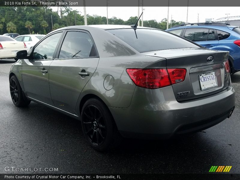 Titanium / Black Sport 2010 Kia Forte SX