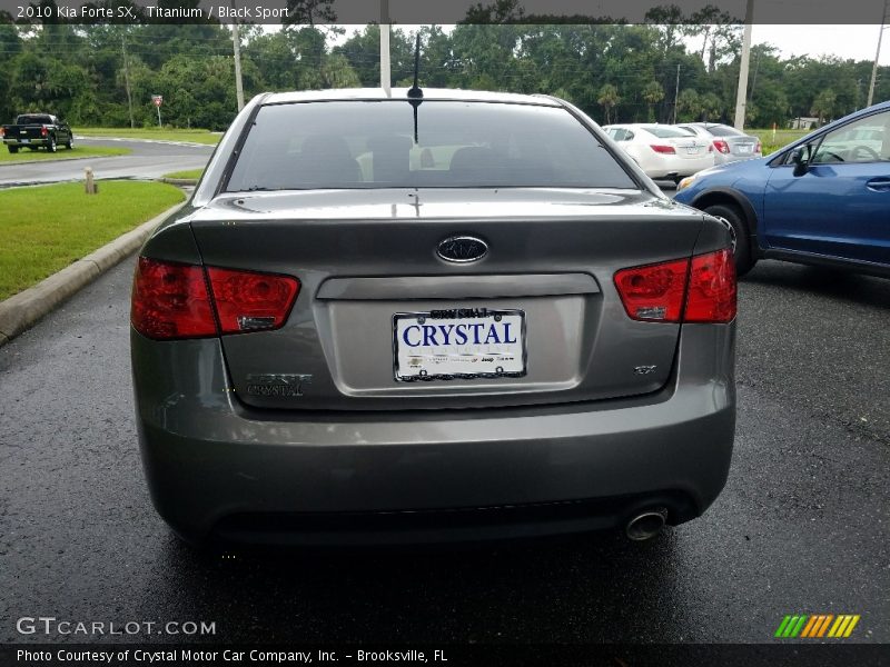 Titanium / Black Sport 2010 Kia Forte SX