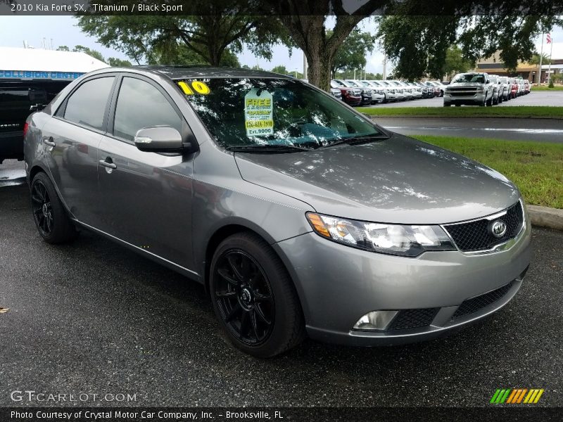 Titanium / Black Sport 2010 Kia Forte SX