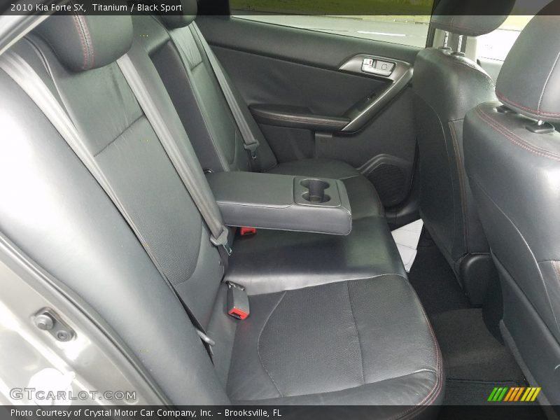 Titanium / Black Sport 2010 Kia Forte SX
