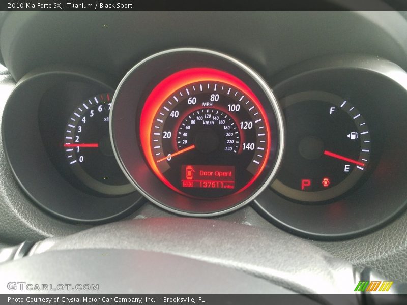 Titanium / Black Sport 2010 Kia Forte SX