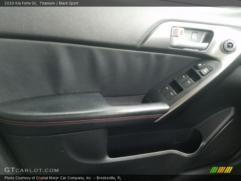 Titanium / Black Sport 2010 Kia Forte SX