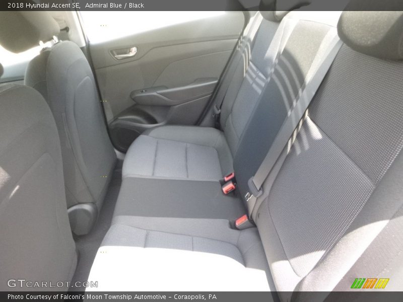 Admiral Blue / Black 2018 Hyundai Accent SE