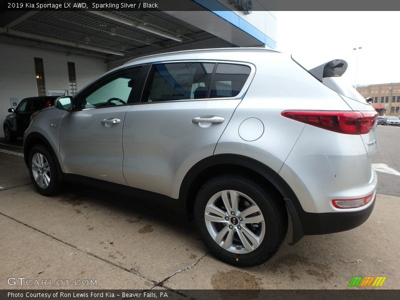 Sparkling Silver / Black 2019 Kia Sportage LX AWD