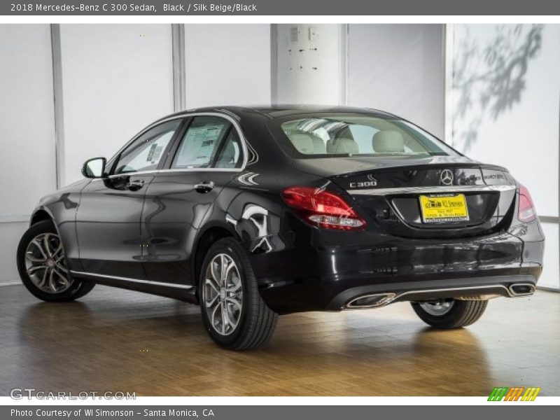 Black / Silk Beige/Black 2018 Mercedes-Benz C 300 Sedan