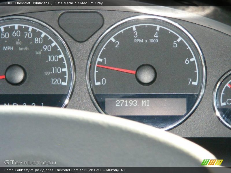Slate Metallic / Medium Gray 2008 Chevrolet Uplander LS