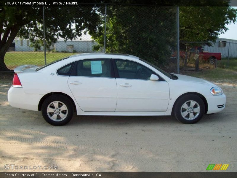 White / Neutral 2009 Chevrolet Impala LT