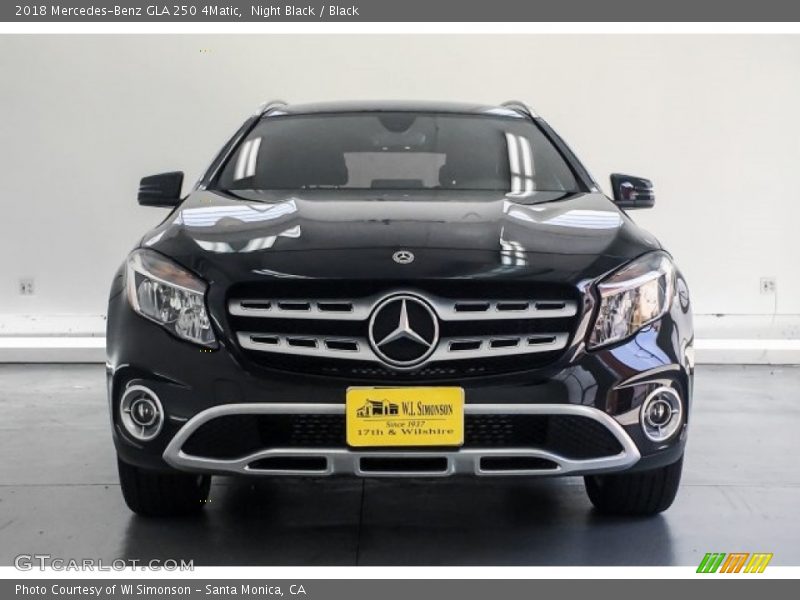 Night Black / Black 2018 Mercedes-Benz GLA 250 4Matic