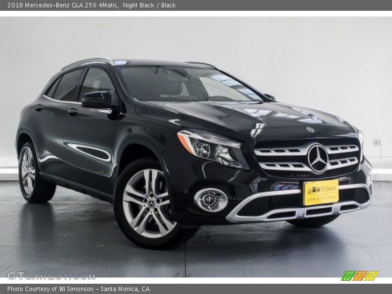 Night Black / Black 2018 Mercedes-Benz GLA 250 4Matic