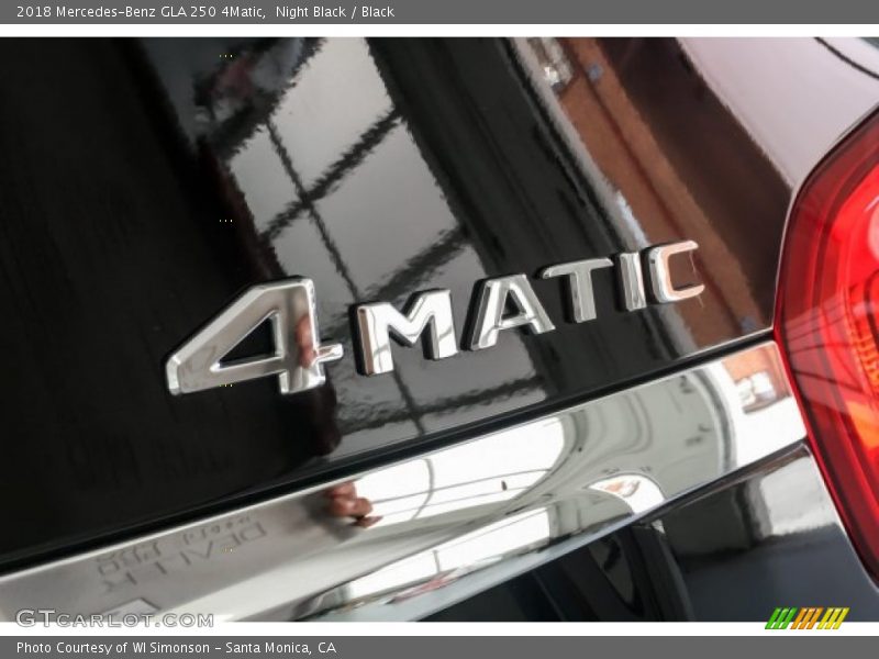 Night Black / Black 2018 Mercedes-Benz GLA 250 4Matic