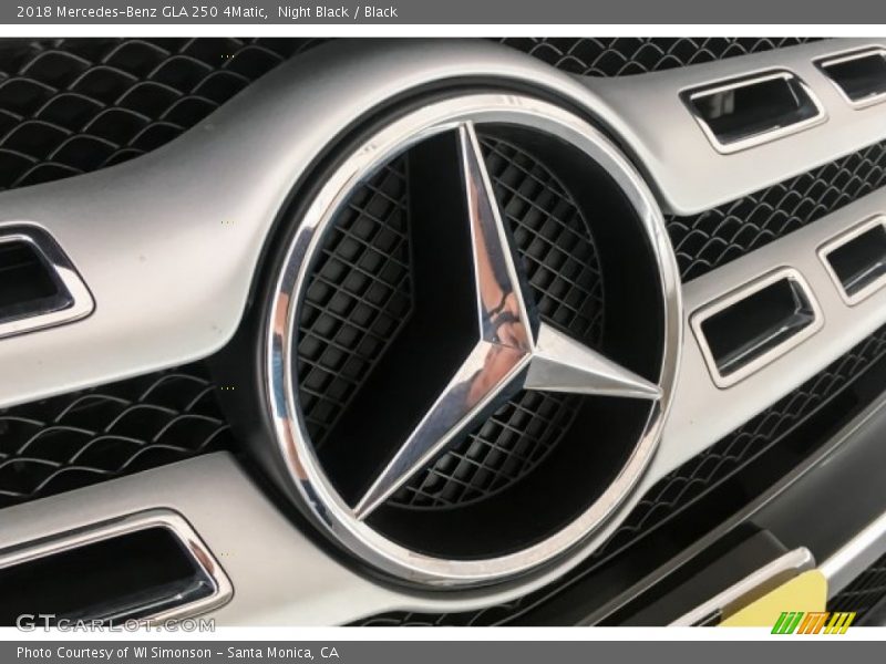 Night Black / Black 2018 Mercedes-Benz GLA 250 4Matic
