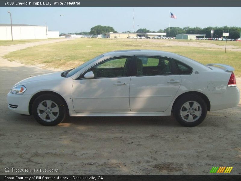 White / Neutral 2009 Chevrolet Impala LT
