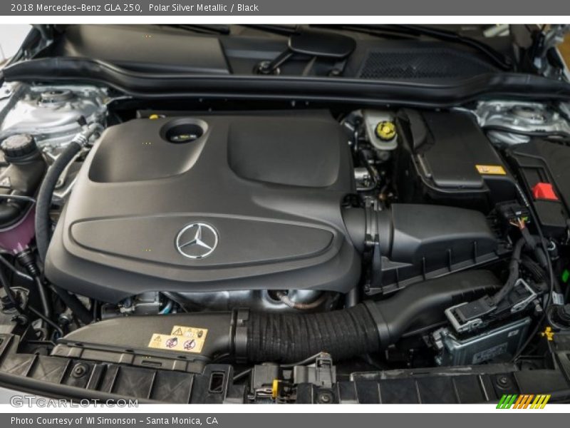 Polar Silver Metallic / Black 2018 Mercedes-Benz GLA 250