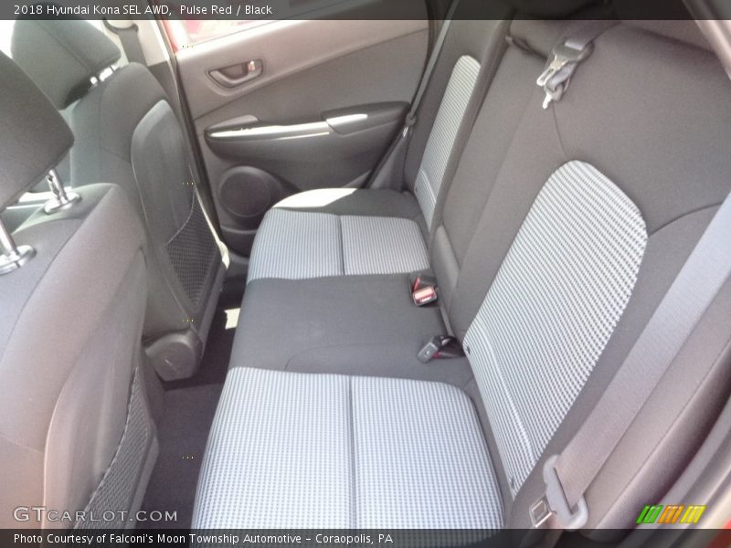 Pulse Red / Black 2018 Hyundai Kona SEL AWD