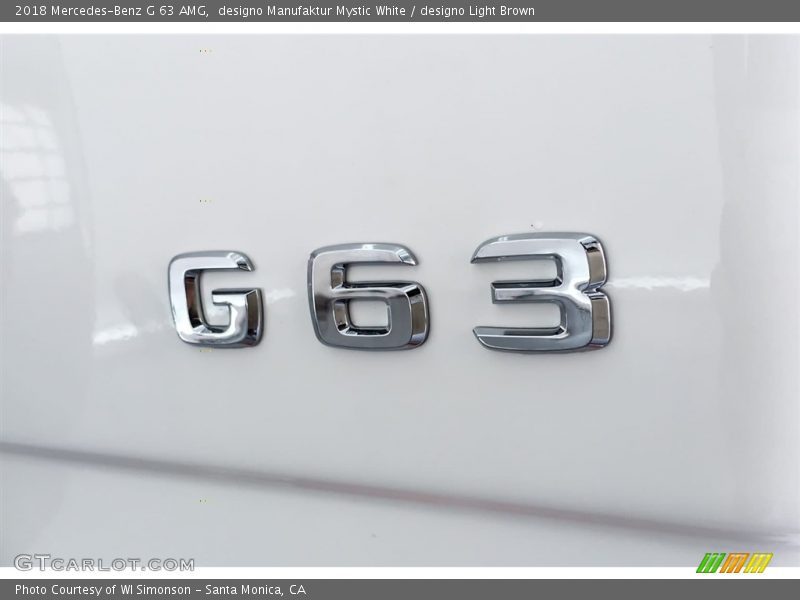 designo Manufaktur Mystic White / designo Light Brown 2018 Mercedes-Benz G 63 AMG
