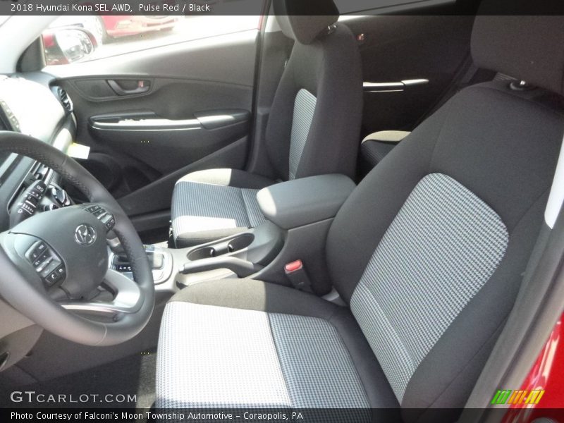 Pulse Red / Black 2018 Hyundai Kona SEL AWD