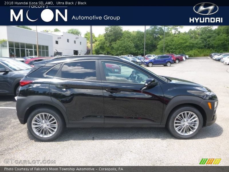 Ultra Black / Black 2018 Hyundai Kona SEL AWD